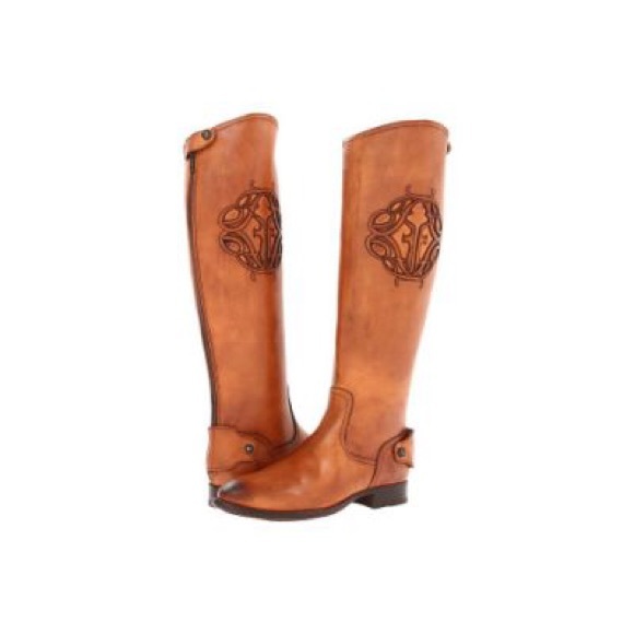 frye logo boots